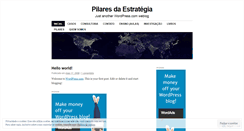 Desktop Screenshot of pilaresdaestrategia.wordpress.com