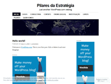 Tablet Screenshot of pilaresdaestrategia.wordpress.com