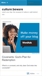 Mobile Screenshot of culturebeware.wordpress.com
