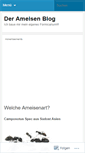 Mobile Screenshot of ameisen.wordpress.com