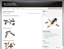 Tablet Screenshot of ameisen.wordpress.com