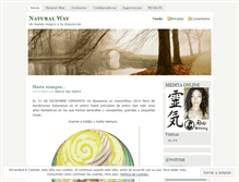 Tablet Screenshot of naturalwaymadrid.wordpress.com