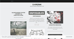 Desktop Screenshot of dkriznik.wordpress.com