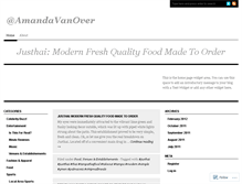 Tablet Screenshot of amandavanover.wordpress.com