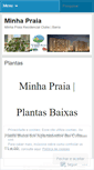 Mobile Screenshot of minhapraia.wordpress.com