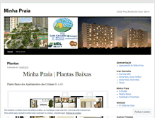 Tablet Screenshot of minhapraia.wordpress.com