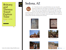 Tablet Screenshot of brittanyandtheresatravel.wordpress.com