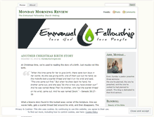 Tablet Screenshot of mondaymorningreview.wordpress.com
