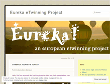 Tablet Screenshot of projecteureka.wordpress.com