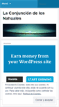 Mobile Screenshot of laconjunciondelosnahuales.wordpress.com