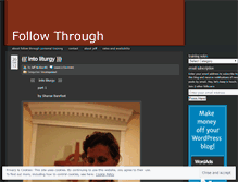 Tablet Screenshot of followthroughtraining.wordpress.com