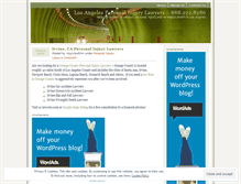 Tablet Screenshot of injurylawfirm.wordpress.com