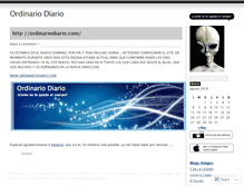 Tablet Screenshot of ordinariodiario.wordpress.com