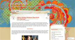 Desktop Screenshot of deardoodle.wordpress.com