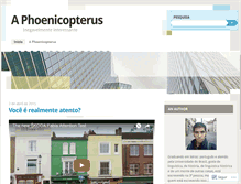Tablet Screenshot of aphoenicopterus.wordpress.com