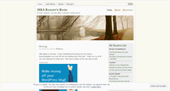 Desktop Screenshot of mbabailey.wordpress.com