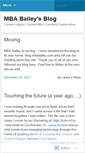 Mobile Screenshot of mbabailey.wordpress.com