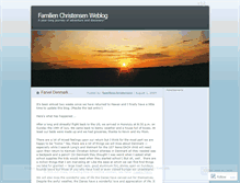 Tablet Screenshot of familienchristensen.wordpress.com