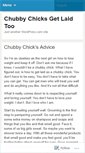 Mobile Screenshot of chubbychicksgetlaidtoo.wordpress.com