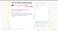 Desktop Screenshot of freemanhealing.wordpress.com