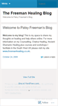 Mobile Screenshot of freemanhealing.wordpress.com