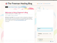 Tablet Screenshot of freemanhealing.wordpress.com