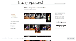 Desktop Screenshot of freshlysqueezedblog.wordpress.com