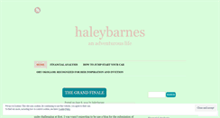 Desktop Screenshot of haleybarnes.wordpress.com