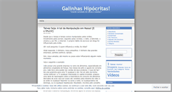 Desktop Screenshot of galinhashipocritas.wordpress.com