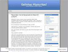 Tablet Screenshot of galinhashipocritas.wordpress.com