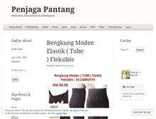 Tablet Screenshot of penjagapantang.wordpress.com