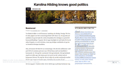 Desktop Screenshot of karolinahilding.wordpress.com