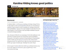 Tablet Screenshot of karolinahilding.wordpress.com