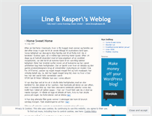 Tablet Screenshot of lineogkasper.wordpress.com