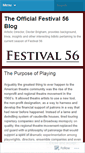 Mobile Screenshot of festival56drama.wordpress.com