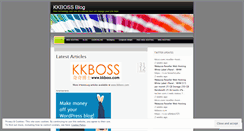Desktop Screenshot of kkboss.wordpress.com