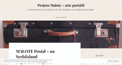 Desktop Screenshot of malote.wordpress.com