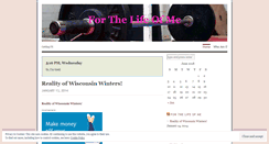 Desktop Screenshot of forthelifeofme.wordpress.com