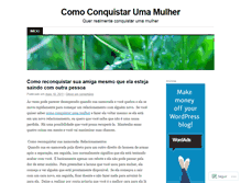 Tablet Screenshot of comoconquistarumamulher.wordpress.com