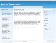 Tablet Screenshot of leesburgtheatre.wordpress.com