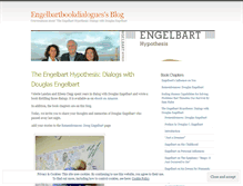 Tablet Screenshot of engelbartbookdialogues.wordpress.com