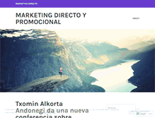 Tablet Screenshot of marketingdirectopromocional.wordpress.com