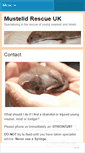 Mobile Screenshot of mustelidrescue.wordpress.com
