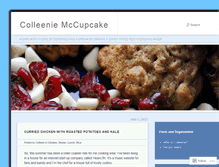 Tablet Screenshot of colleeniemccupcake.wordpress.com
