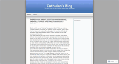 Desktop Screenshot of cuthulan.wordpress.com