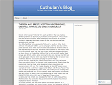 Tablet Screenshot of cuthulan.wordpress.com