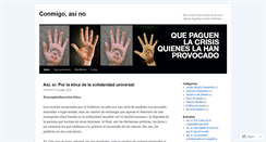 Desktop Screenshot of conmigoasino.wordpress.com