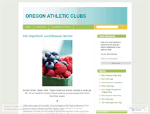 Tablet Screenshot of oaclubs.wordpress.com