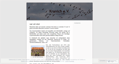 Desktop Screenshot of kranichueden.wordpress.com