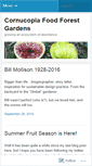 Mobile Screenshot of cornucopiafoodforest.wordpress.com